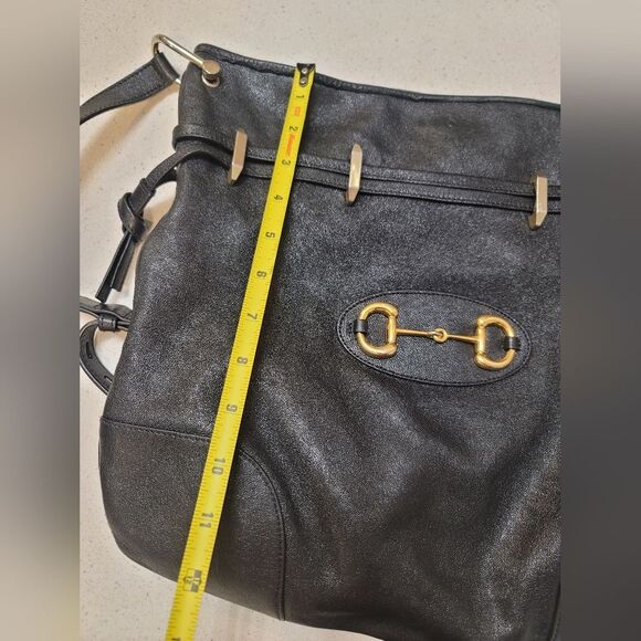 Gucci Calfskin Horsebit 1955 Shoulder Cinch HandBag - Picture 7 of 10